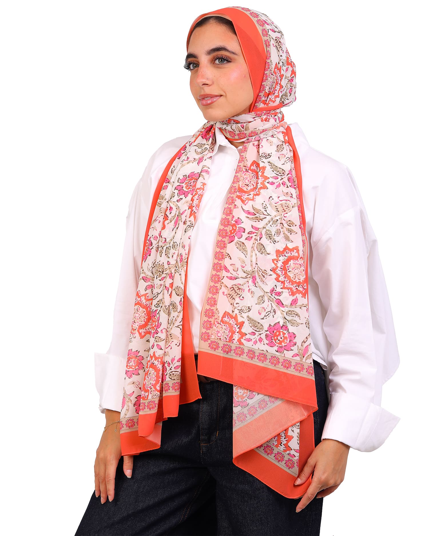 Velisse | Printed Chiffon Scarf