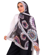 Zorielle | Printed Chiffon Scarf