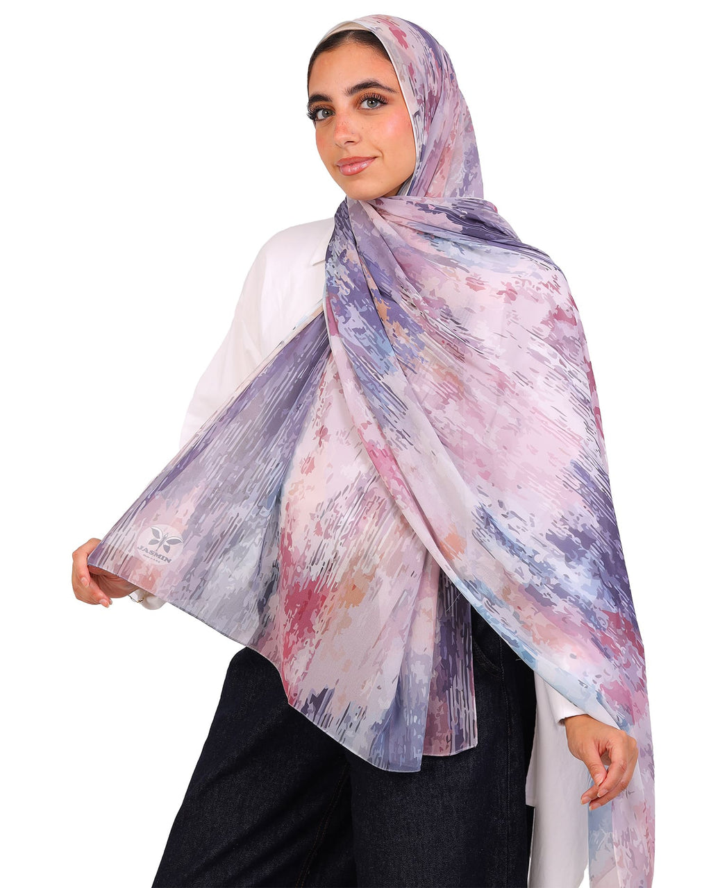 Amelisse | Printed Chiffon Scarf