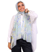 Valleria | Printed Chiffon Scarf