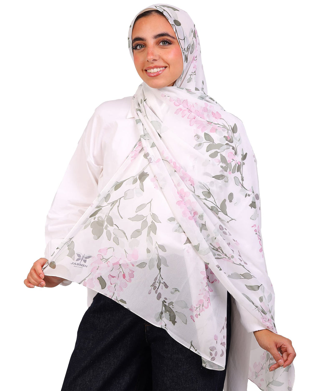 Maristelle | Printed Chiffon Scarf