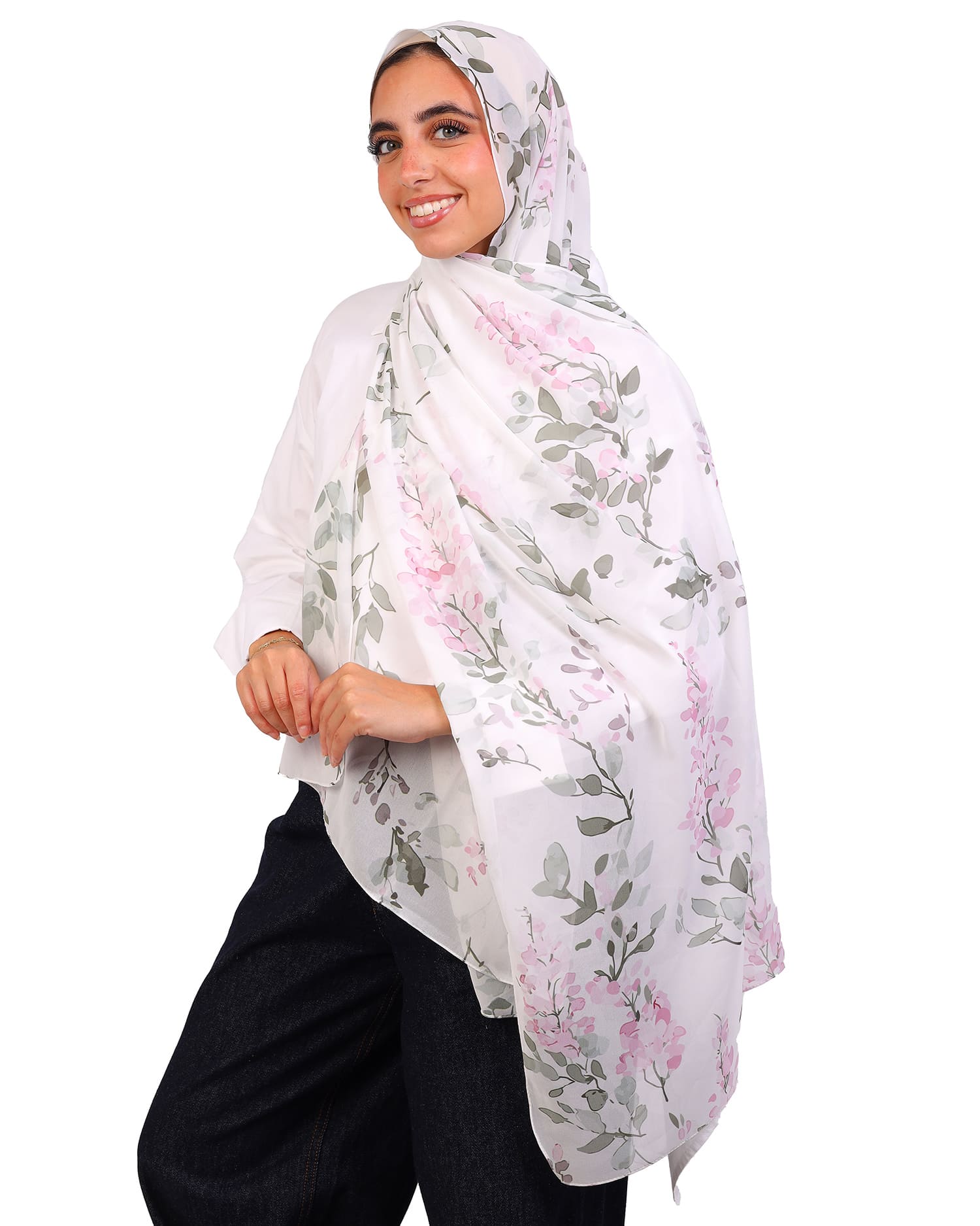 Maristelle | Printed Chiffon Scarf