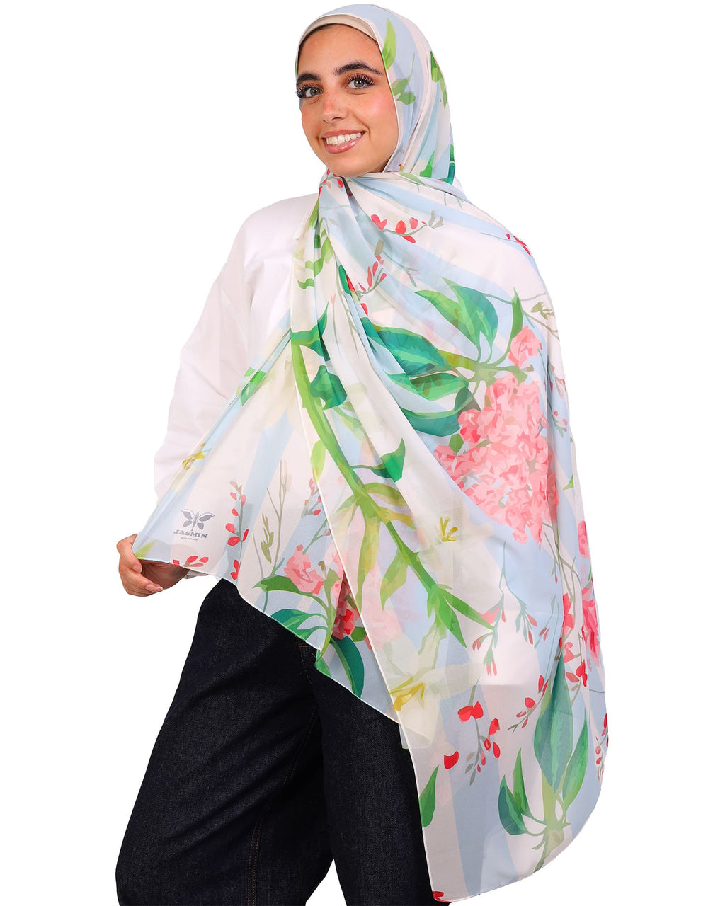Orabelle | Printed Chiffon Scarf