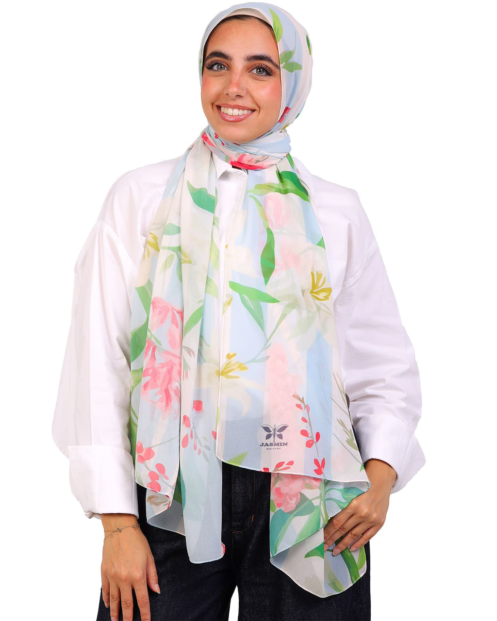 Orabelle | Printed Chiffon Scarf