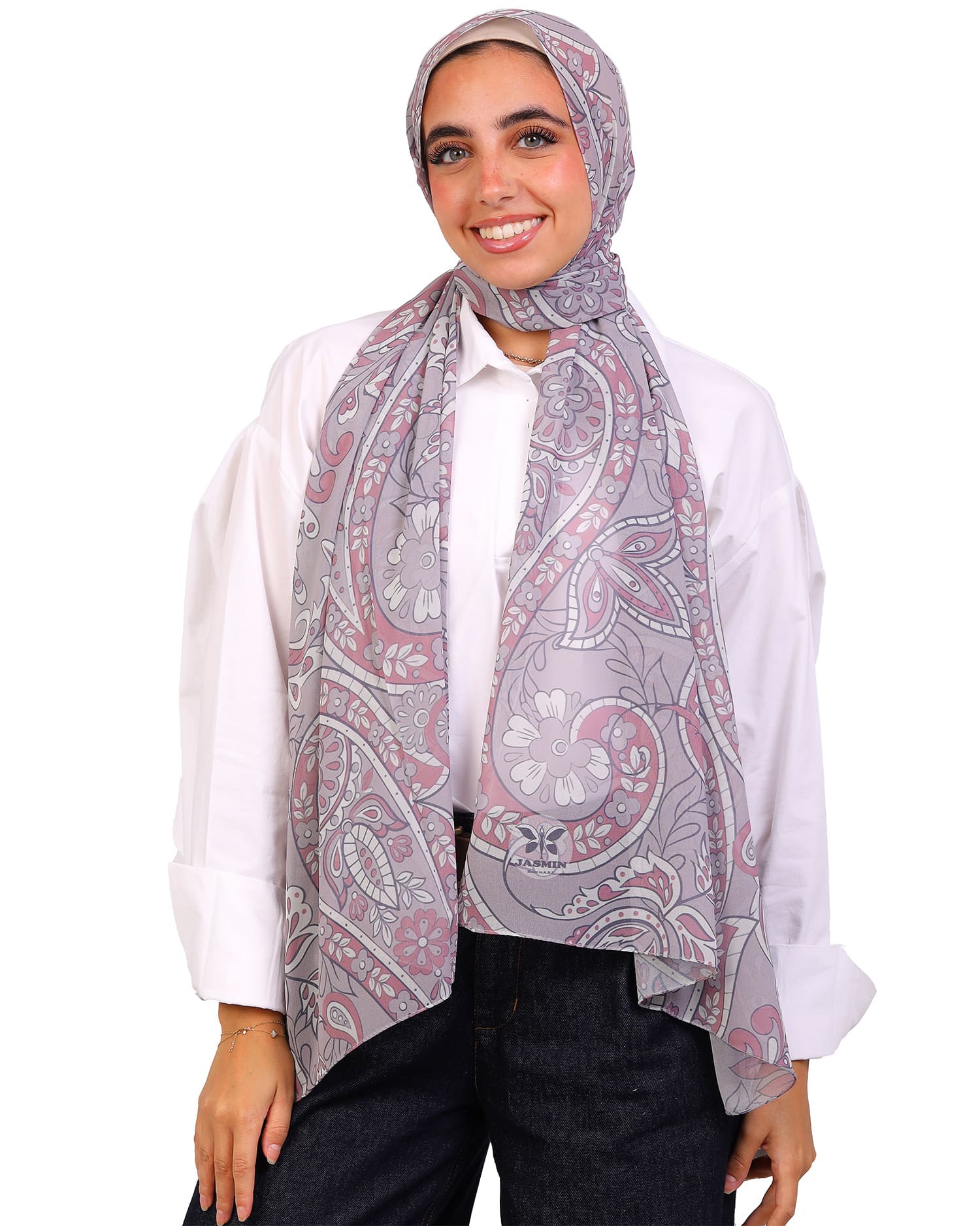 Virella | Printed Chiffon Scarf