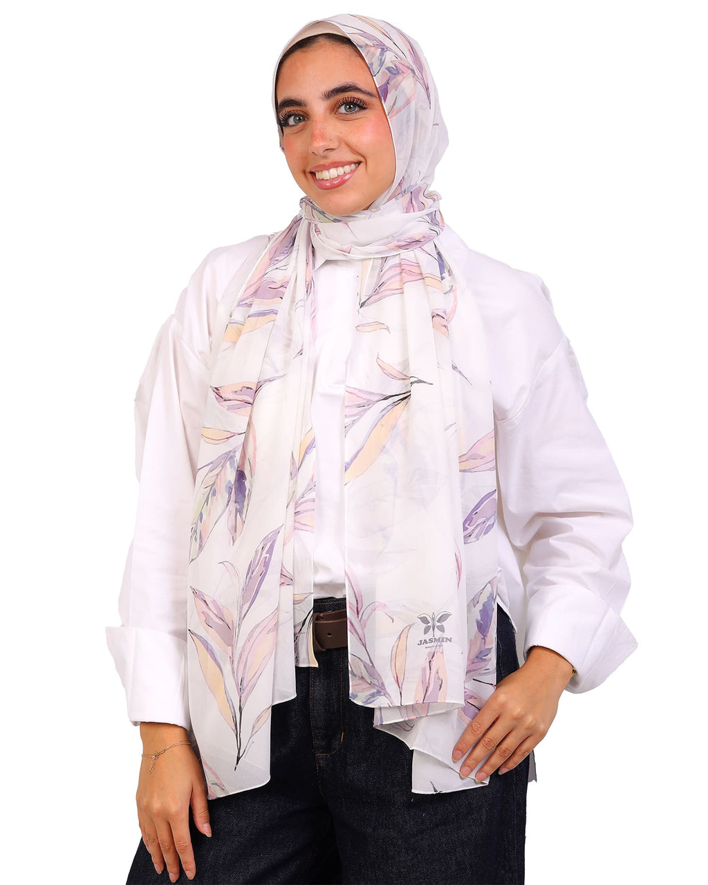 Elaris | Printed Chiffon Scarf