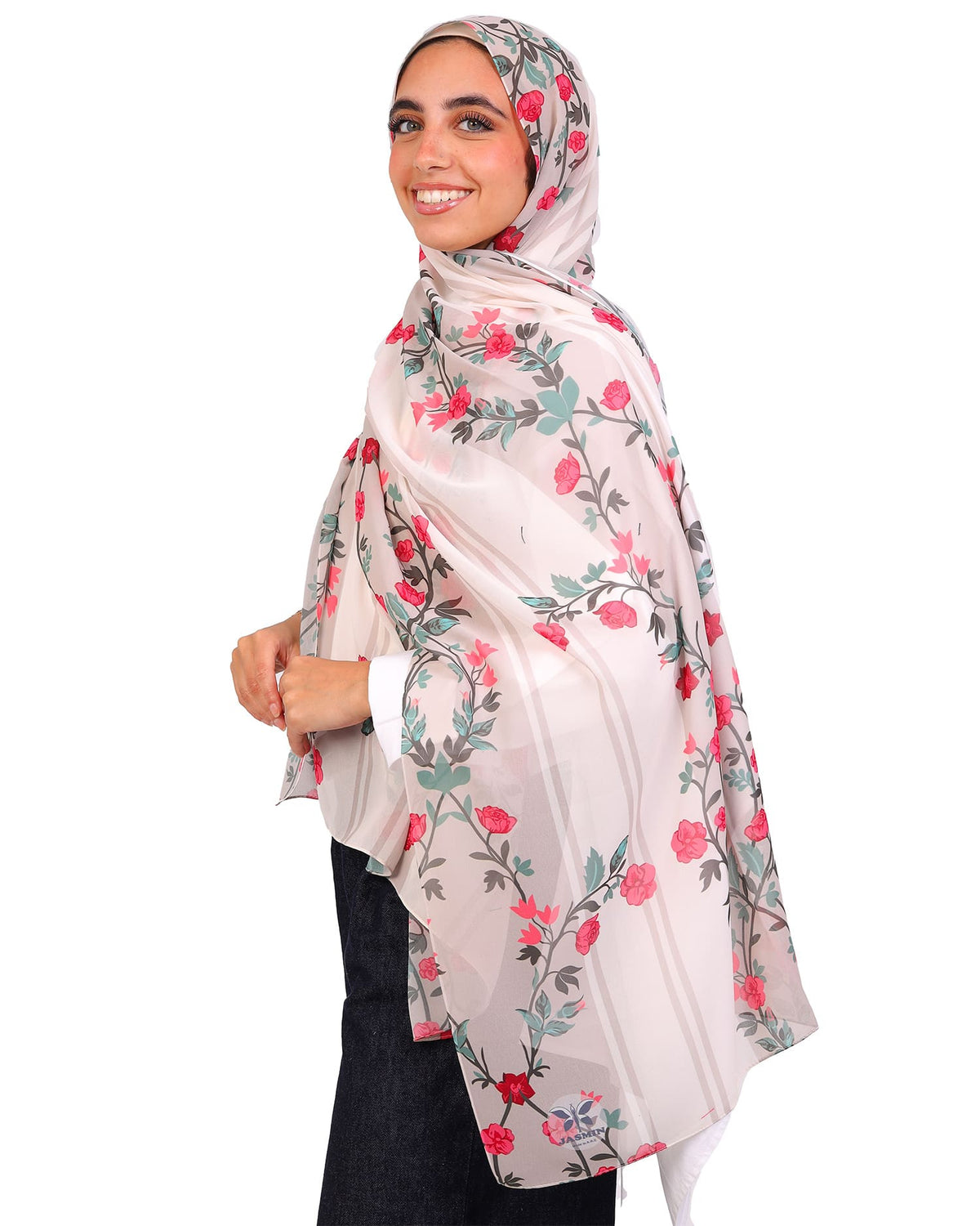 Elionne | Printed Chiffon Scarf