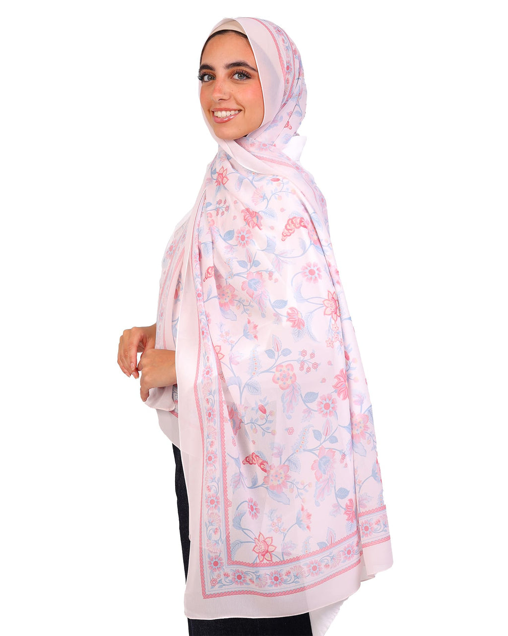 Avenira | Printed Chiffon Scarf