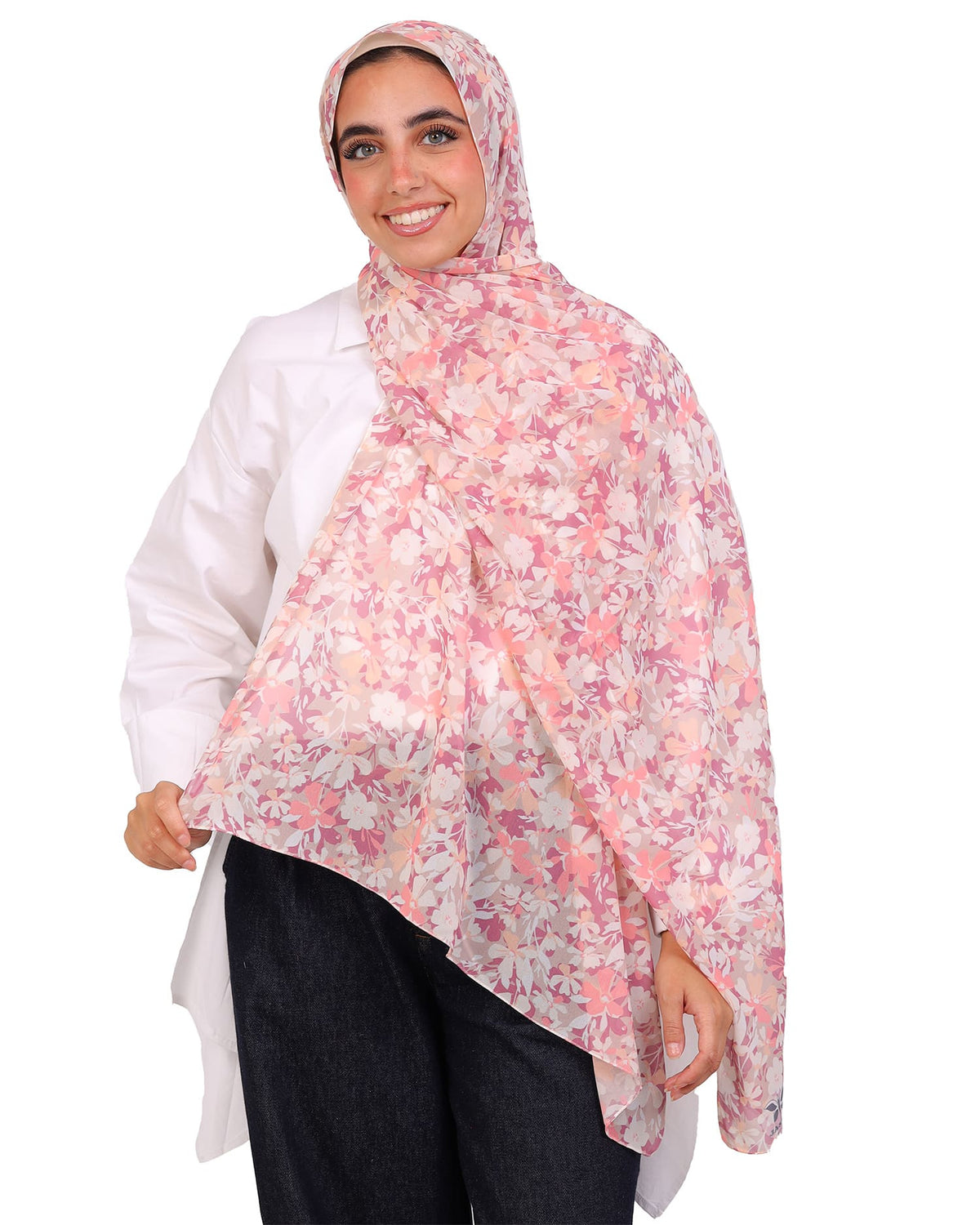 Marivelle | Printed Chiffon Scarf