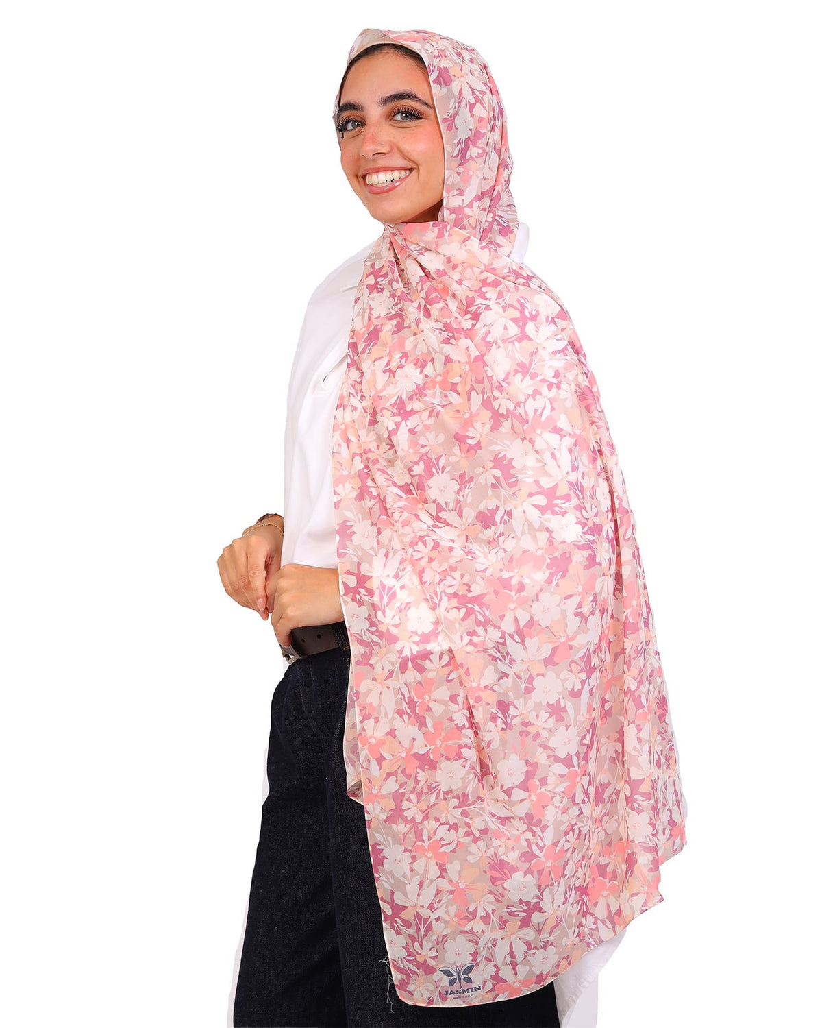 Marivelle | Printed Chiffon Scarf