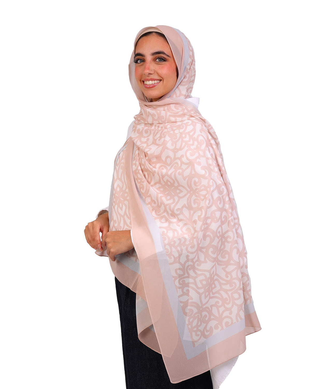 Zafielle | Printed Chiffon Scarf