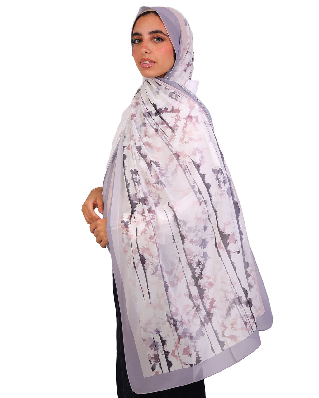 Evarielle | Printed Chiffon Scarf