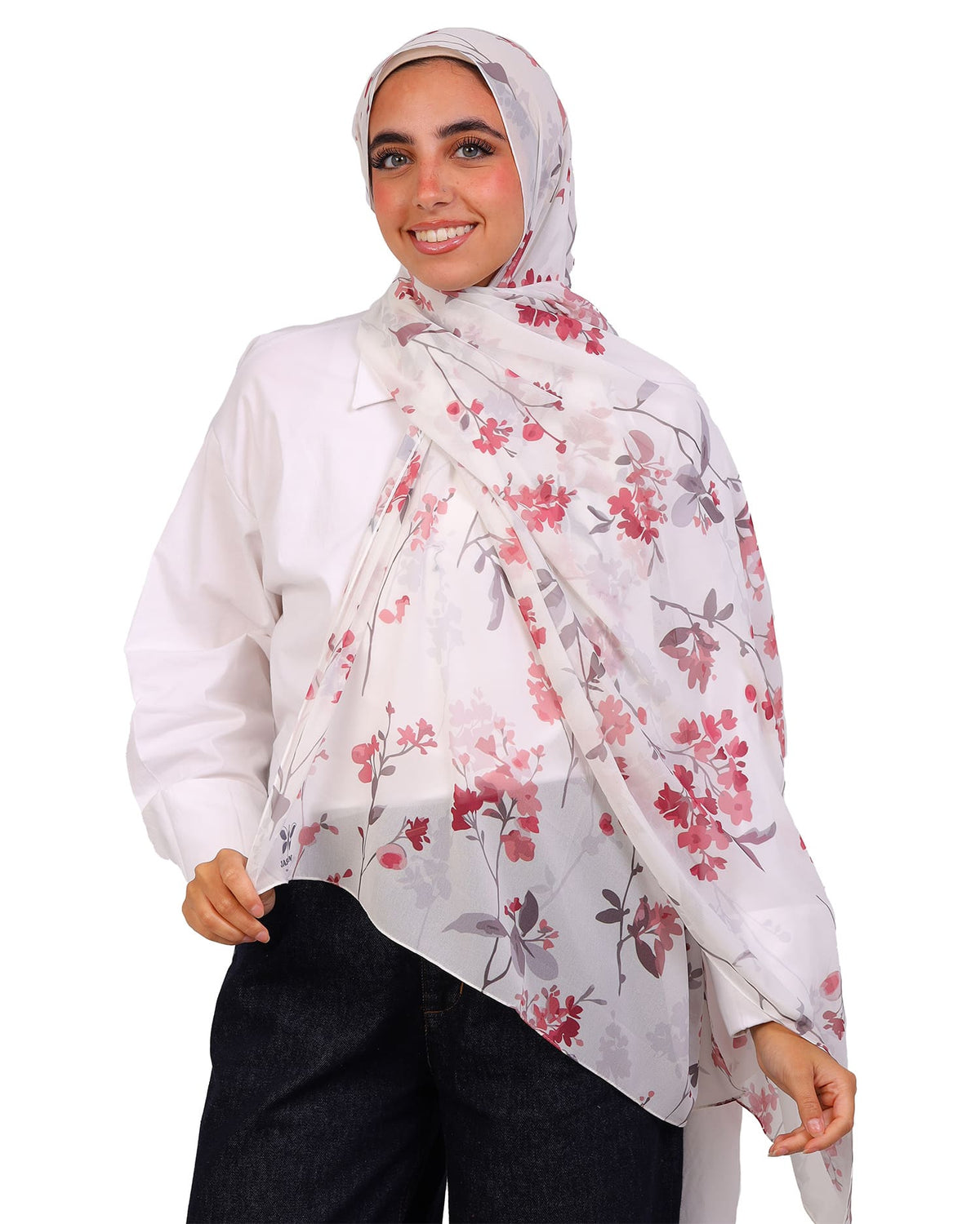 Calistae | Printed Chiffon Scarf