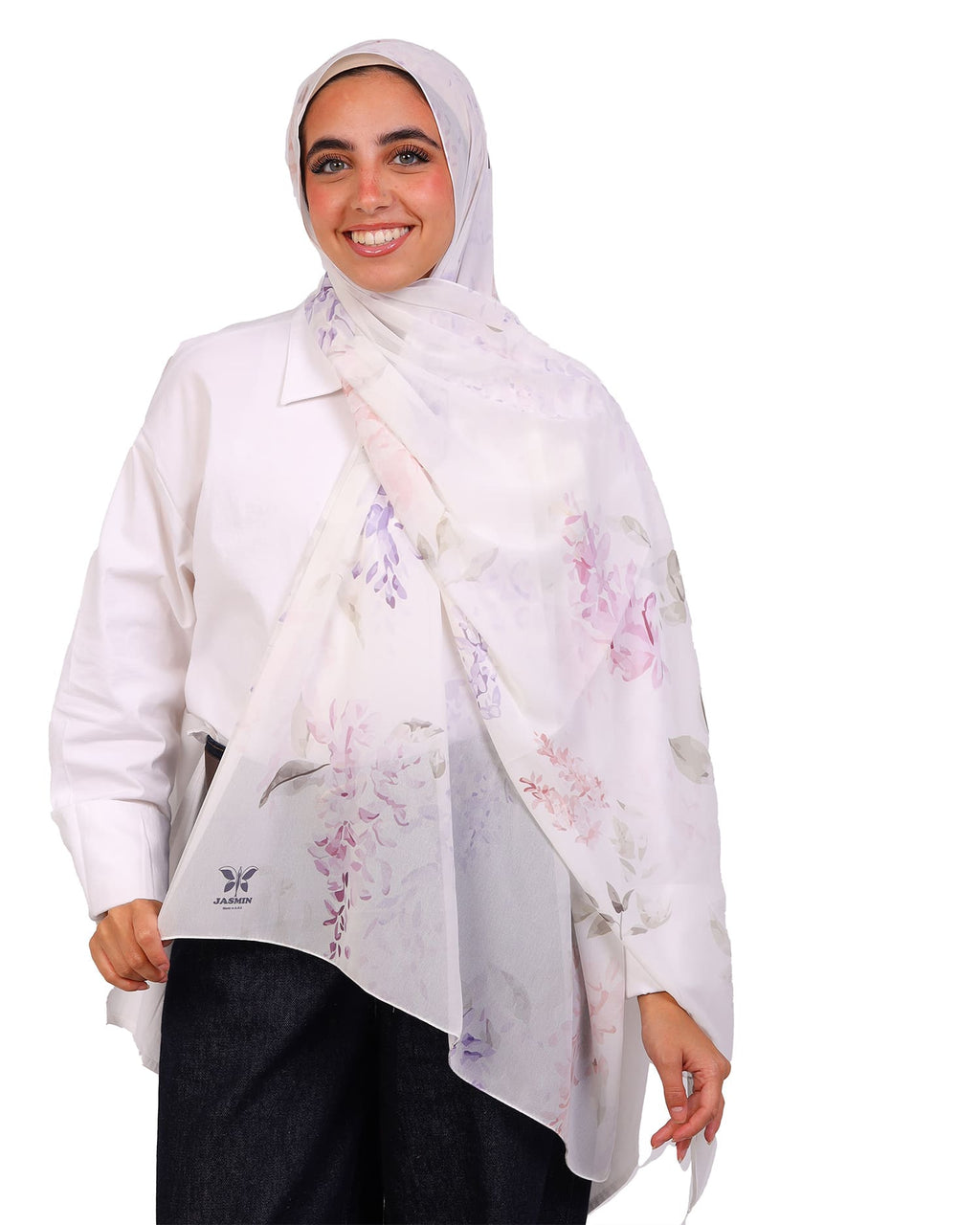 Vionara | Printed Chiffon Scarf