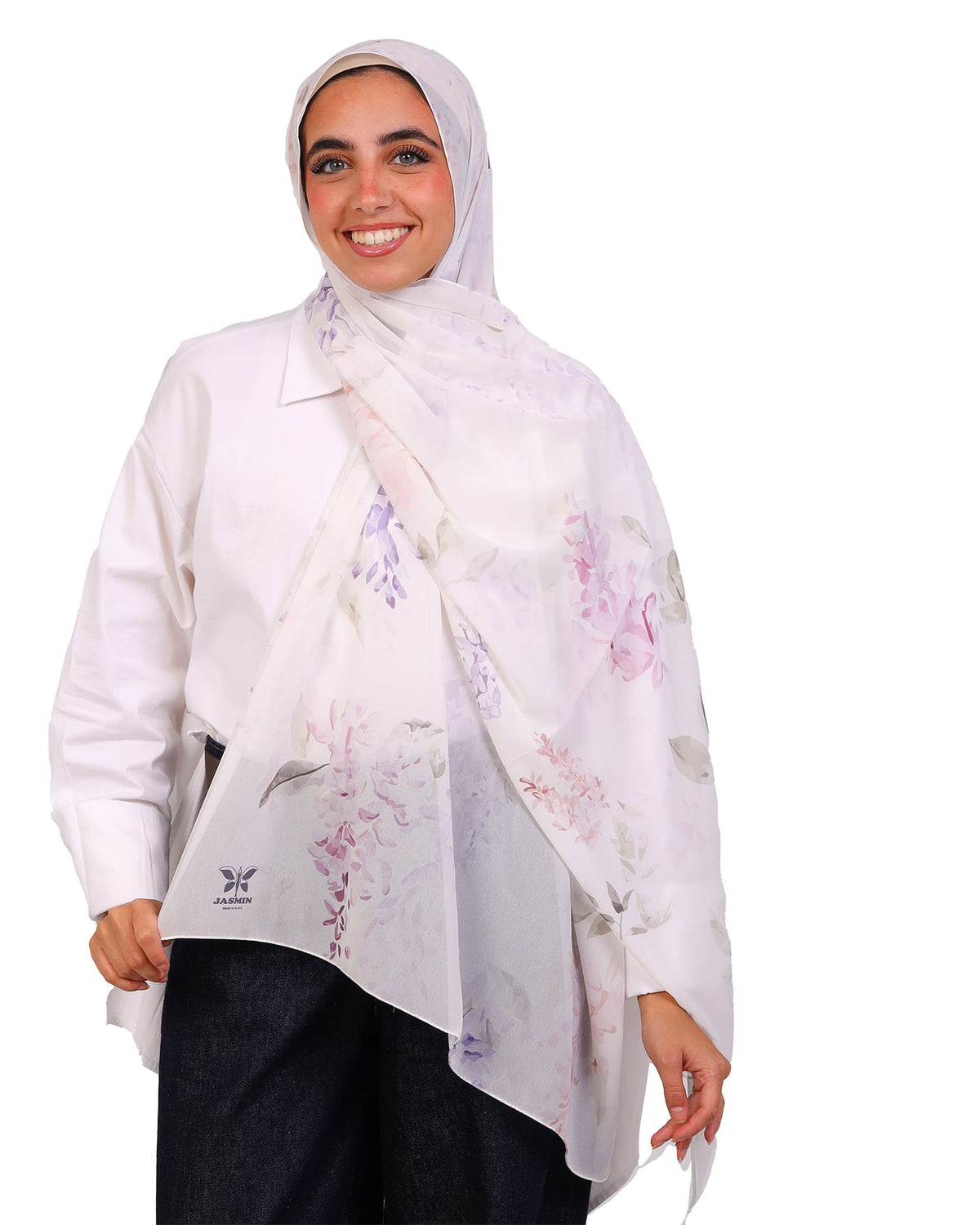 Vionara | Printed Chiffon Scarf