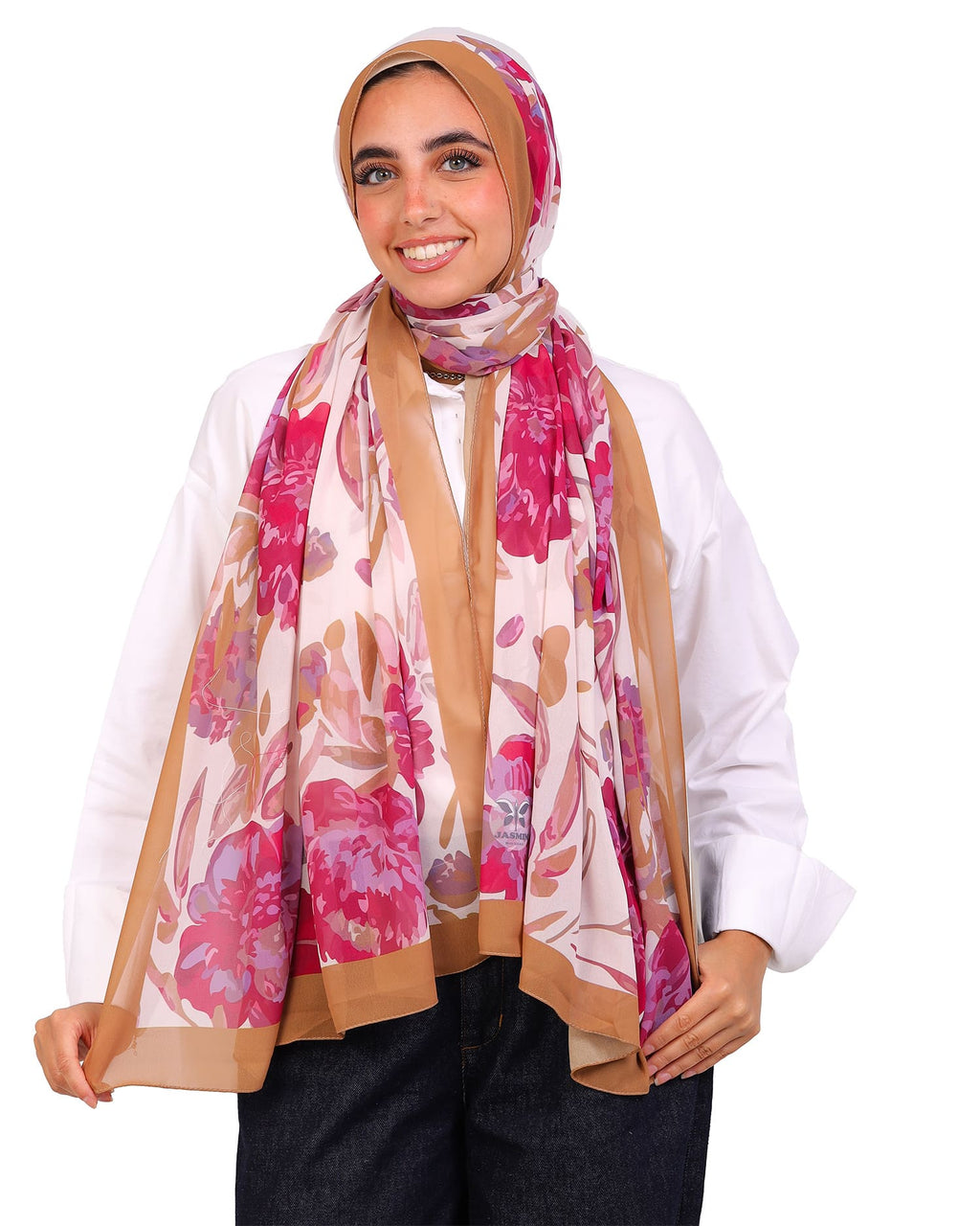 Solariah | Printed Chiffon Scarf