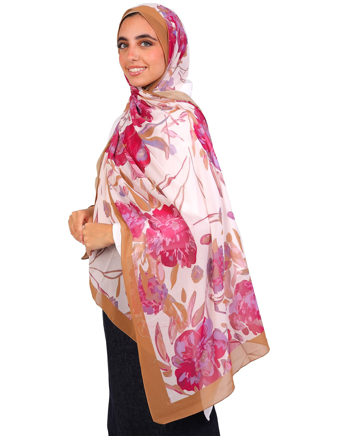 Solariah | Printed Chiffon Scarf