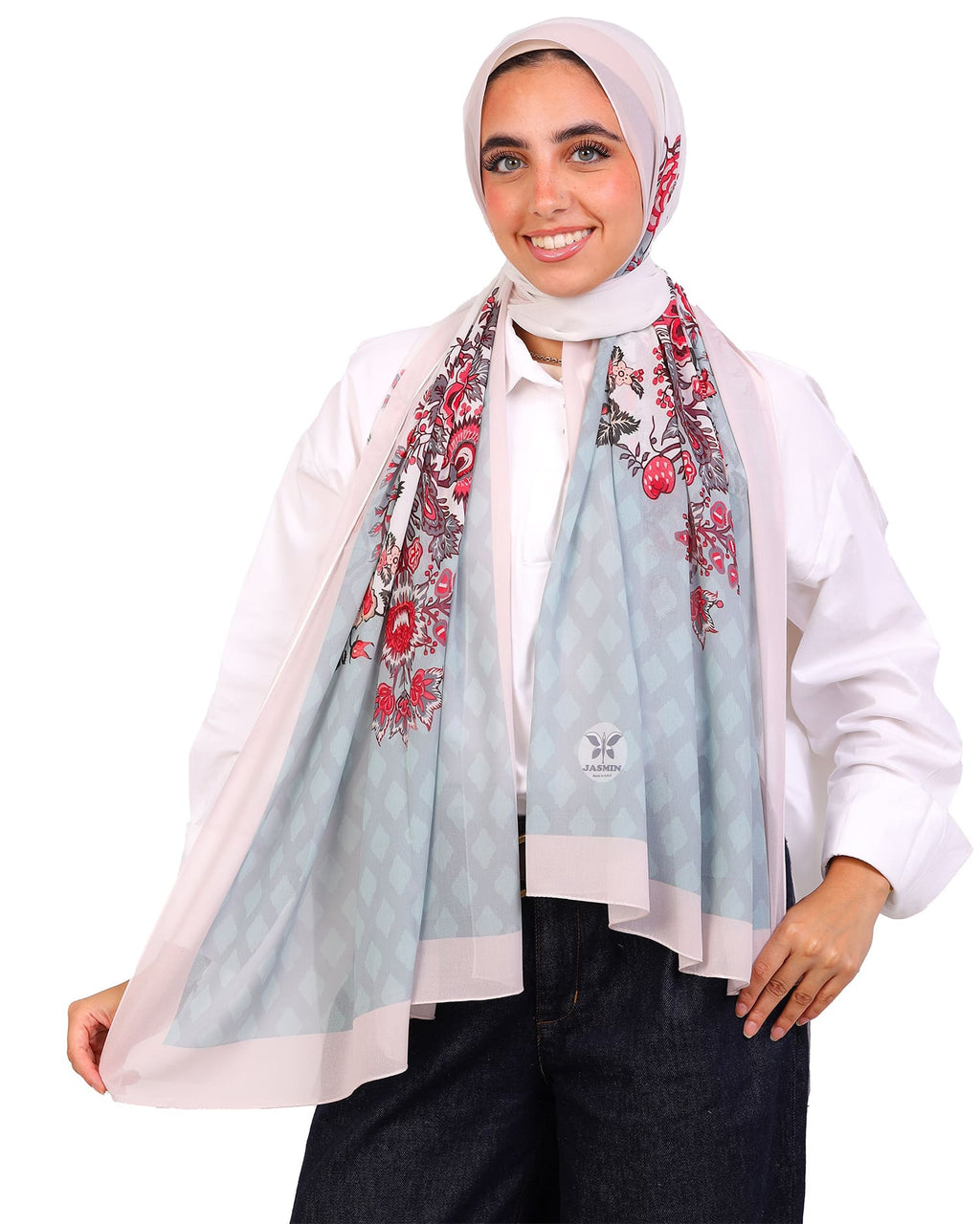 Mirelissea | Printed Chiffon Scarf