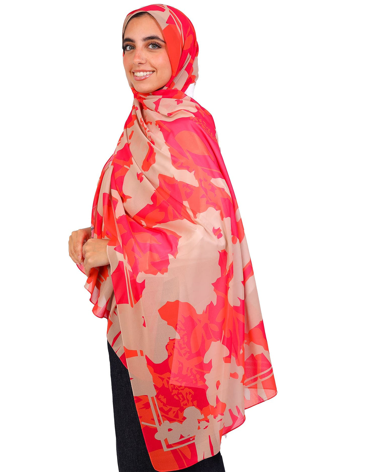Vaelisse | Printed Chiffon Scarf