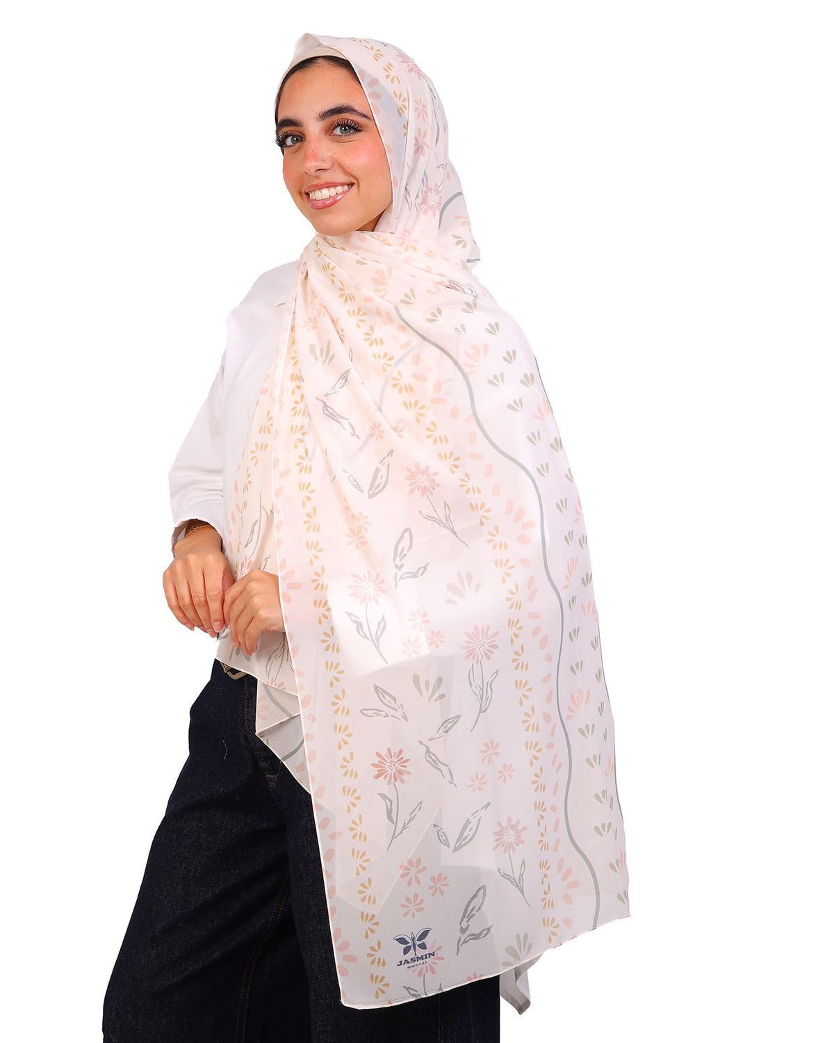Zinnara | Printed Chiffon Scarf