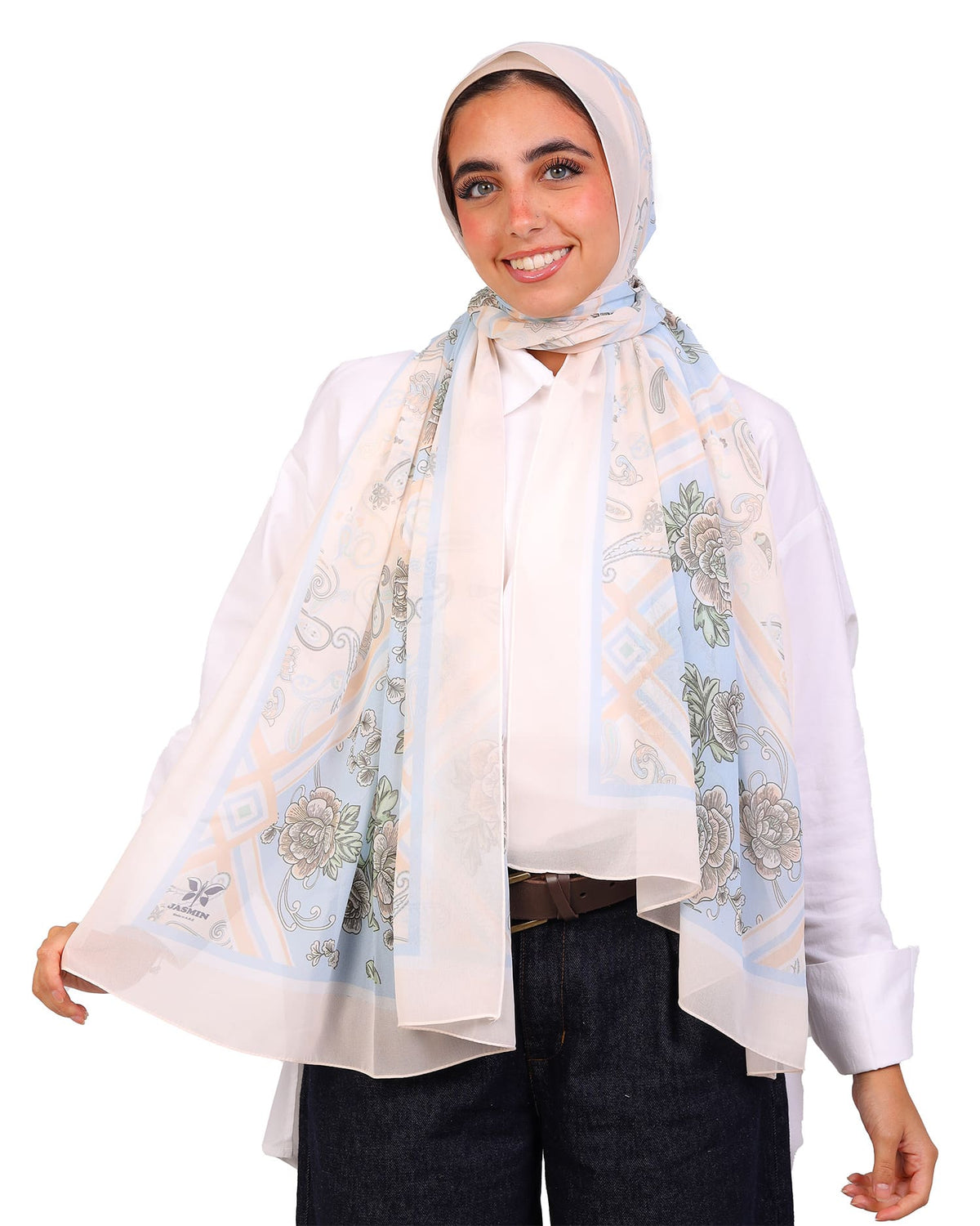 Avielle | Printed Chiffon Scarf