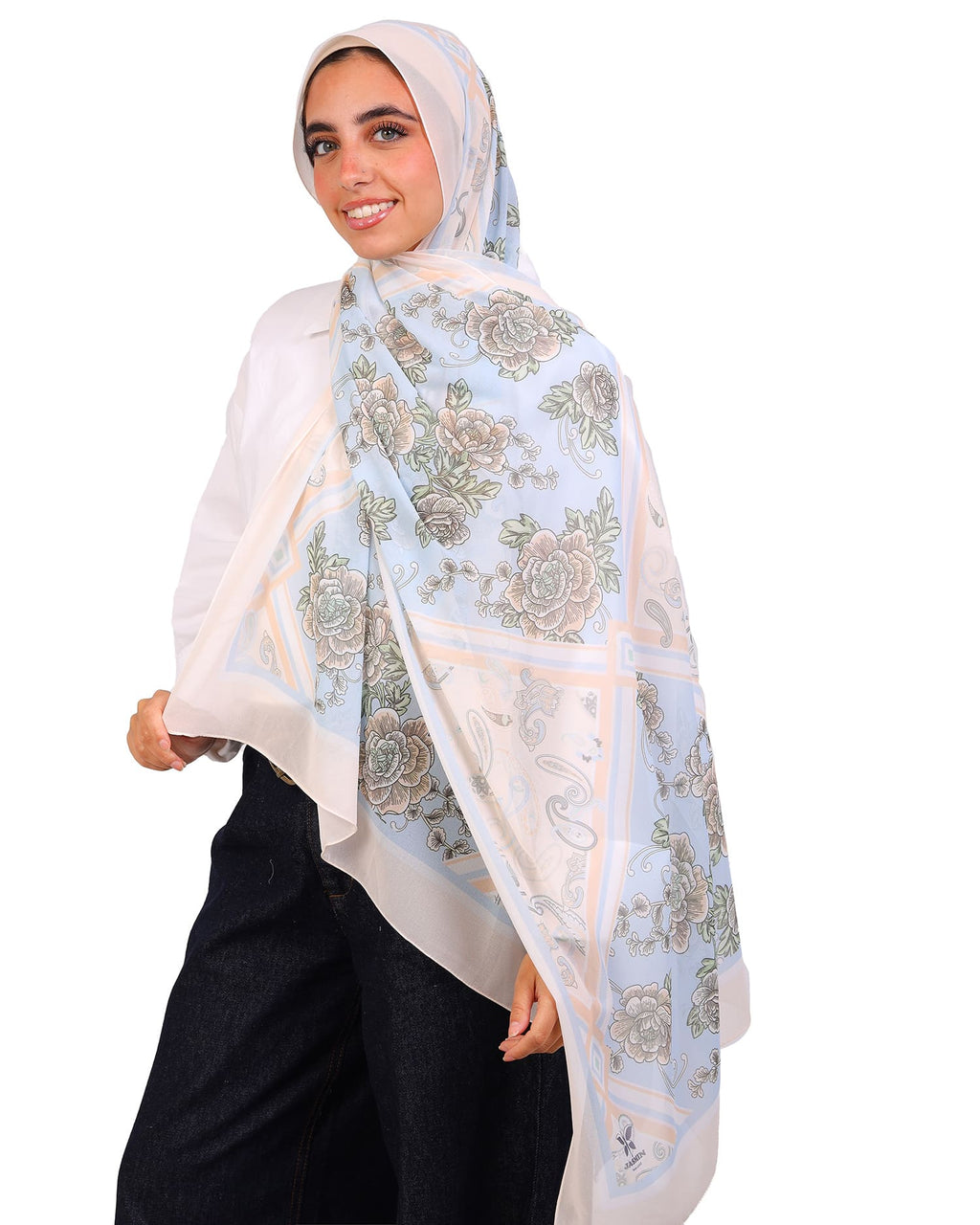 Avielle | Printed Chiffon Scarf