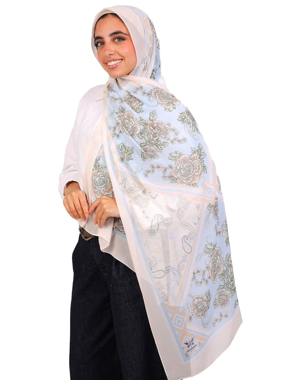 Avielle | Printed Chiffon Scarf