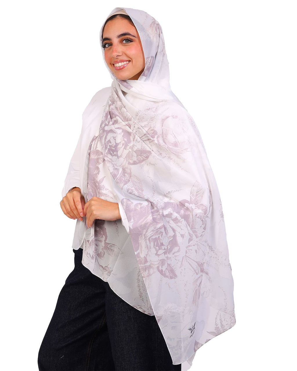 Corielle | Printed Chiffon Scarf
