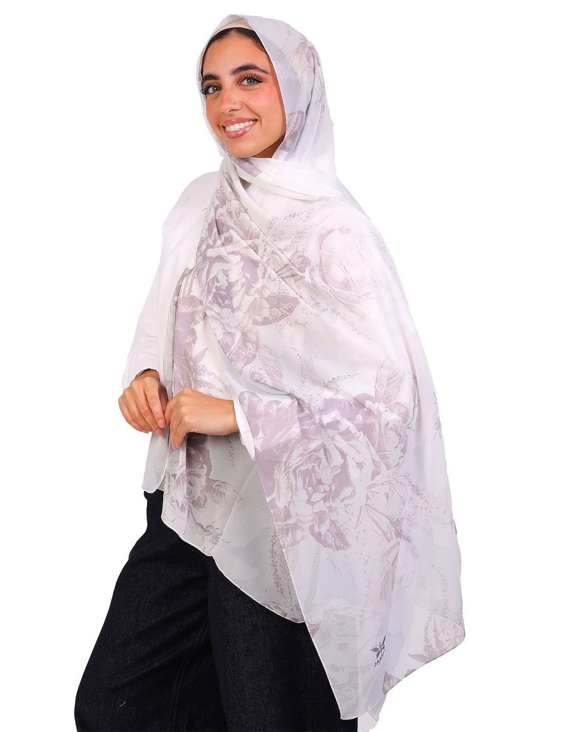 Corielle | Printed Chiffon Scarf