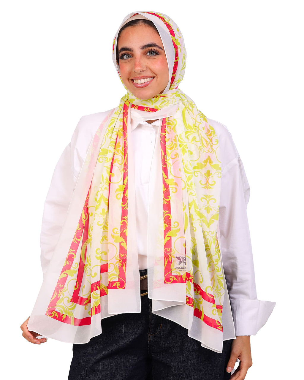Elzaria | Printed Chiffon Scarf