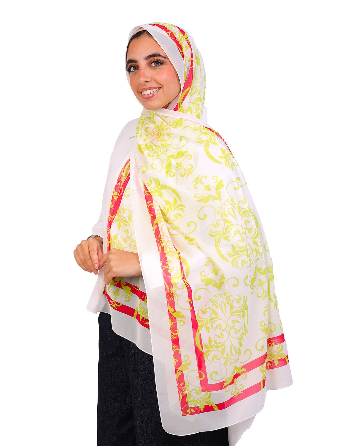 Elzaria | Printed Chiffon Scarf