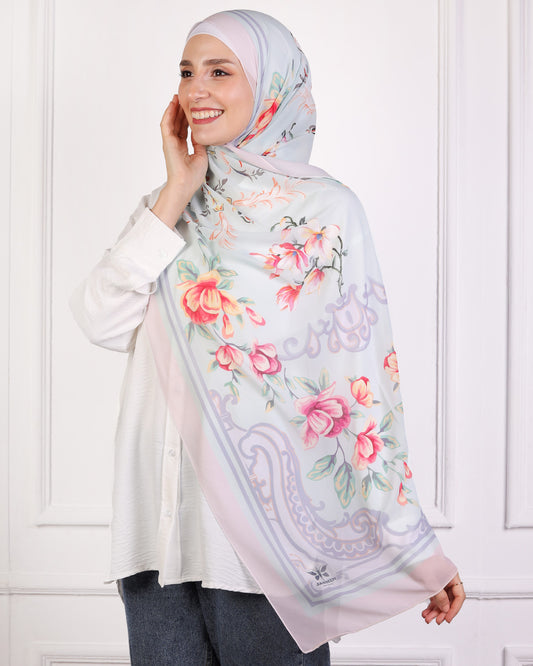 Delphia | Printed Chiffon Scarf