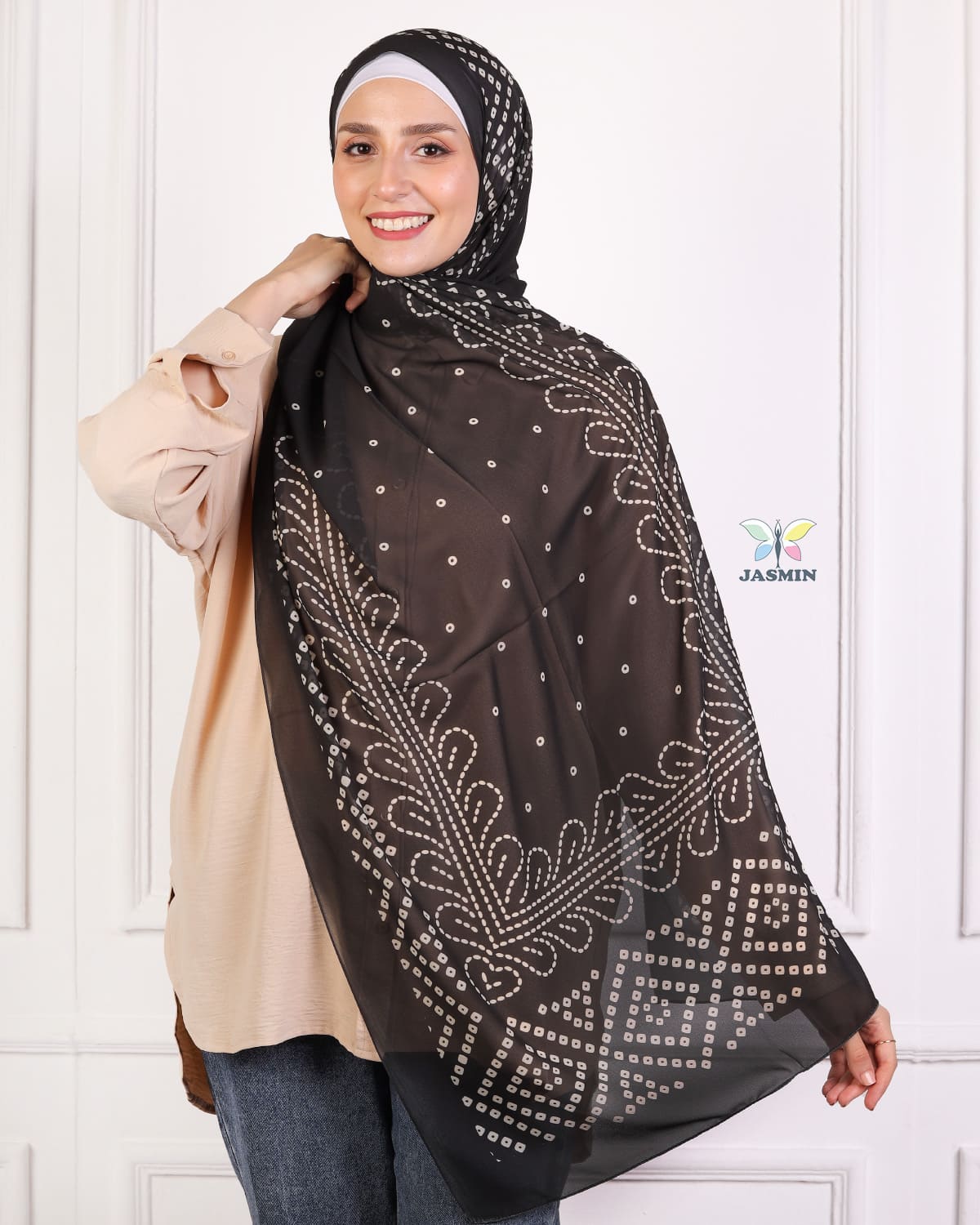 Vivid | Printed Chiffon Scarf