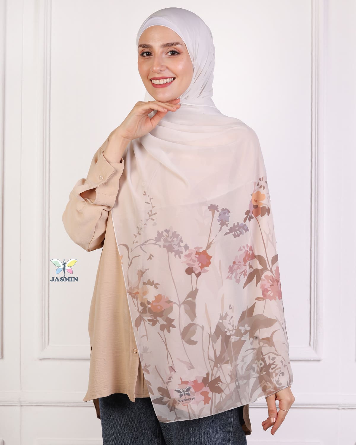 Rapture | Printed Chiffon Scarf