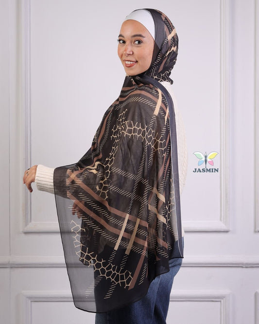 Mirage | Printed Chiffon Scarf