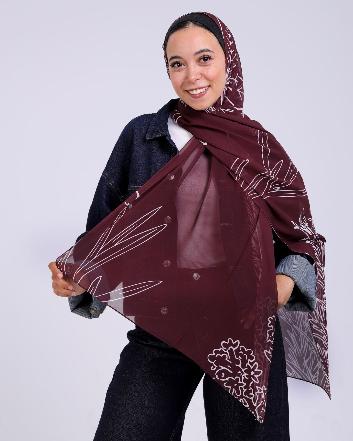 Eviana | Printed Chiffon Scarf
