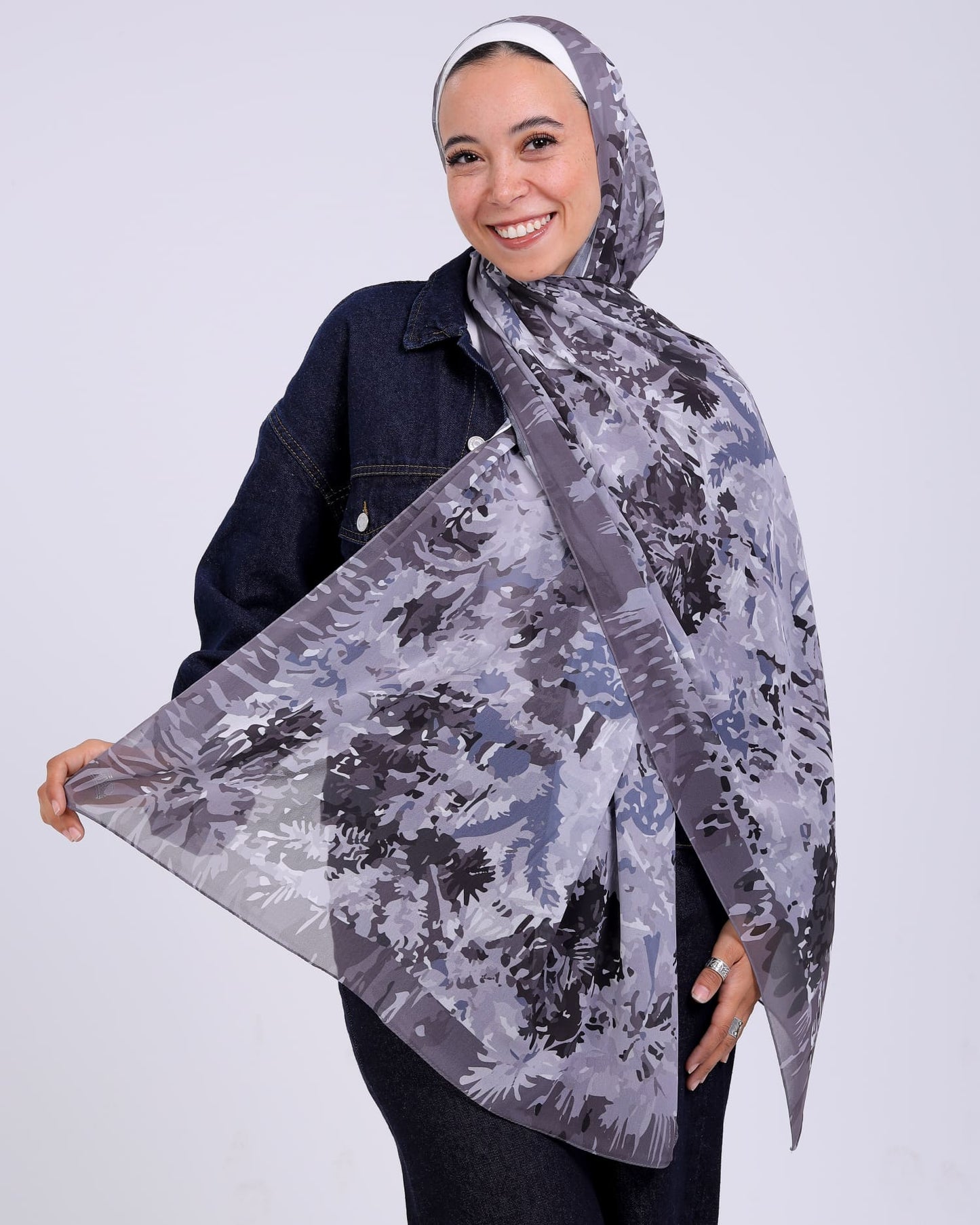 Opaline | Printed Chiffon Scarf