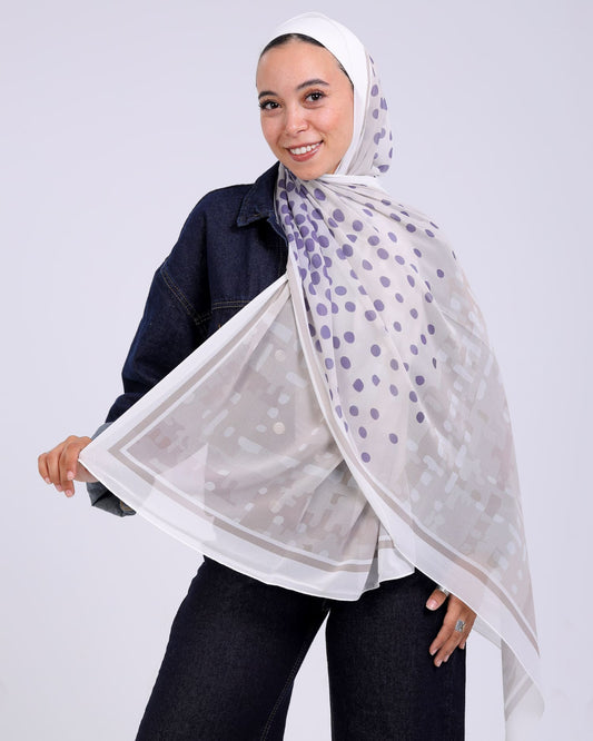 Mirena | Printed Chiffon Scarf