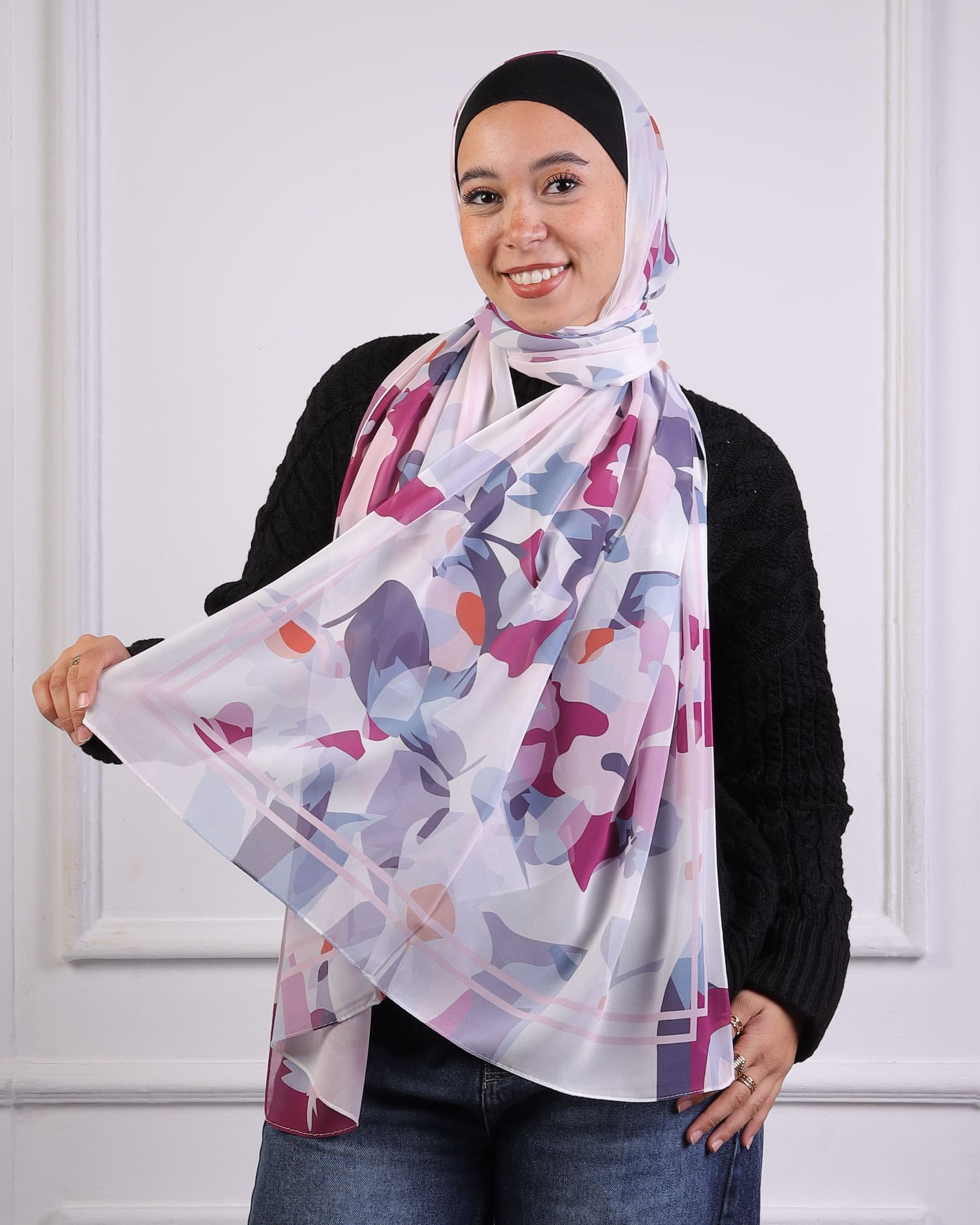 Elysium | Printed Chiffon Scarf
