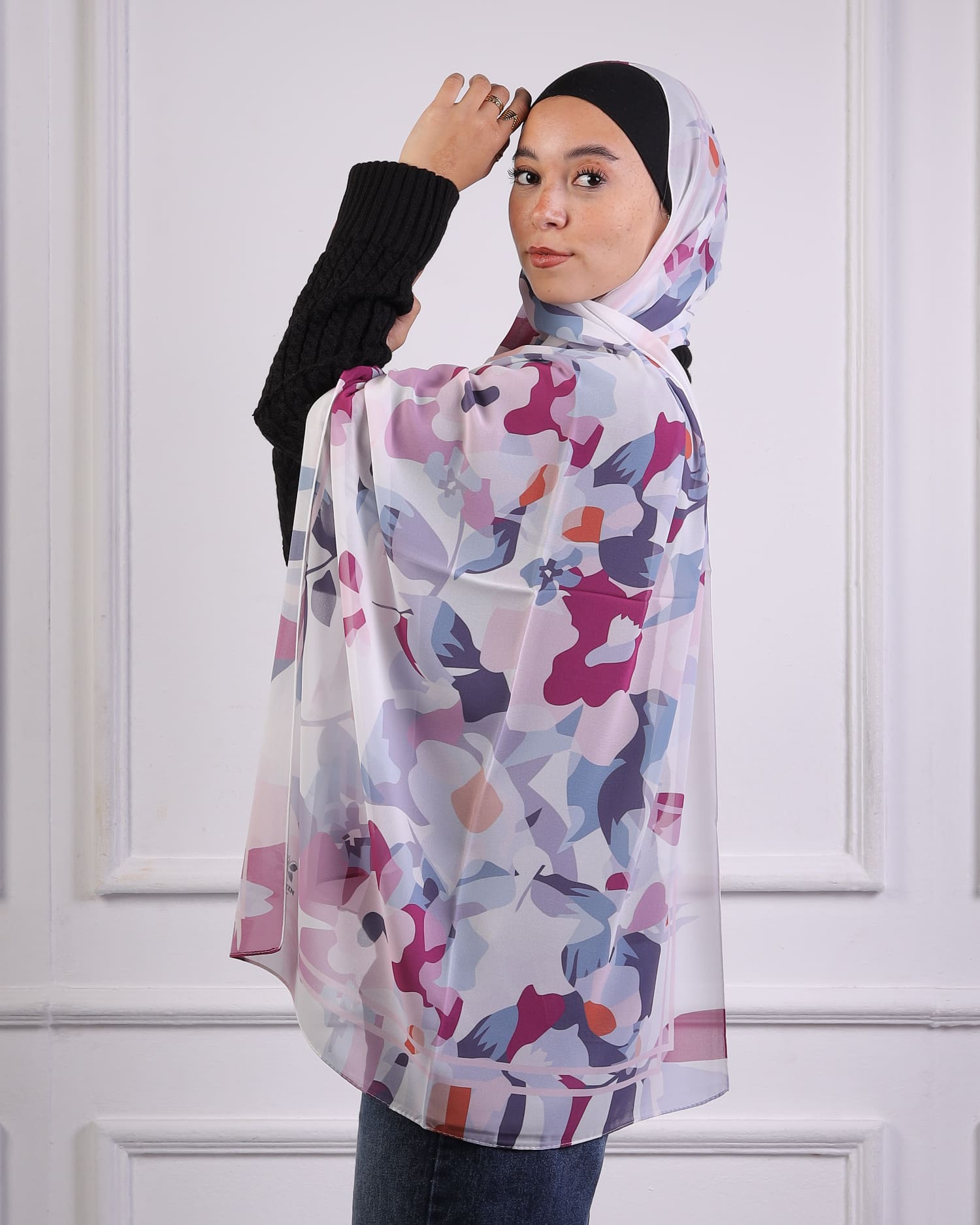 Elysium | Printed Chiffon Scarf