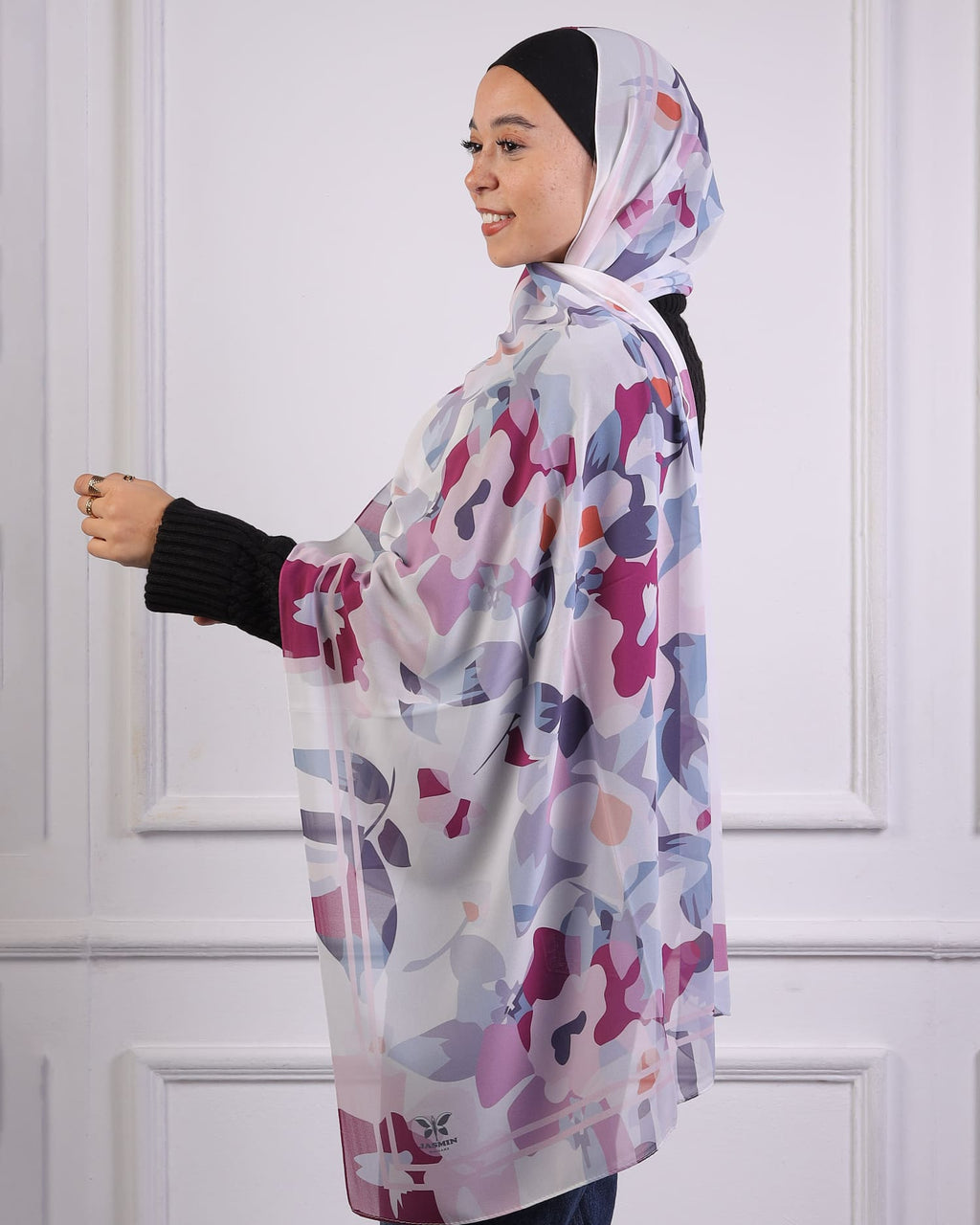 Elysium | Printed Chiffon Scarf