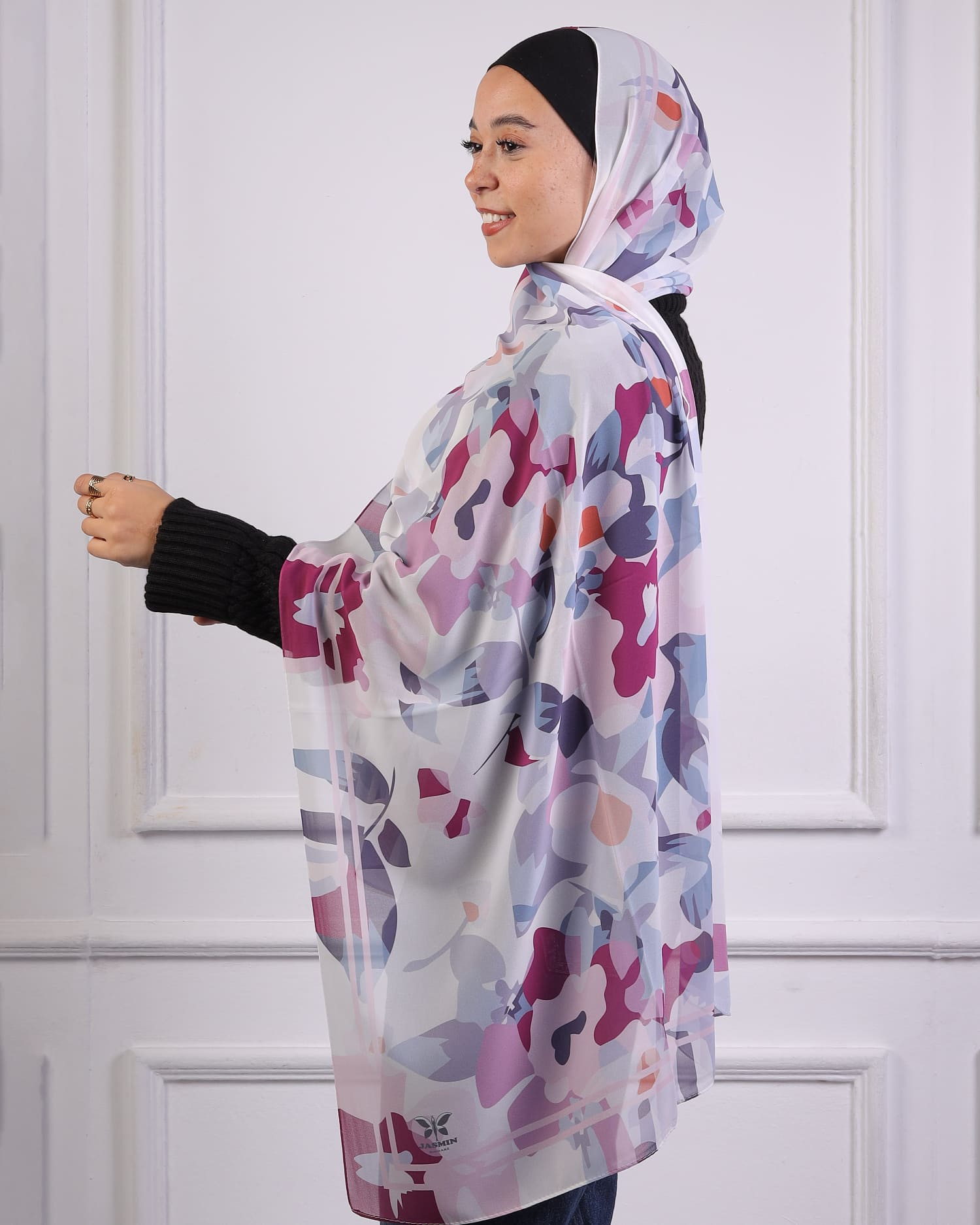Elysium | Printed Chiffon Scarf
