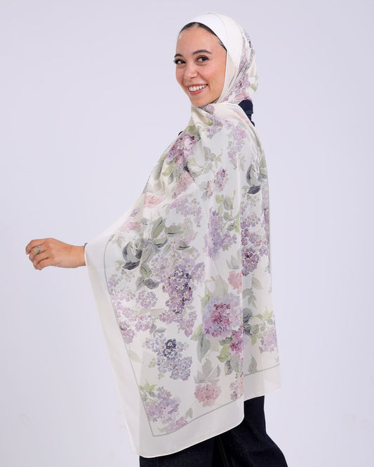 Ariaelle | Printed Chiffon Scarf