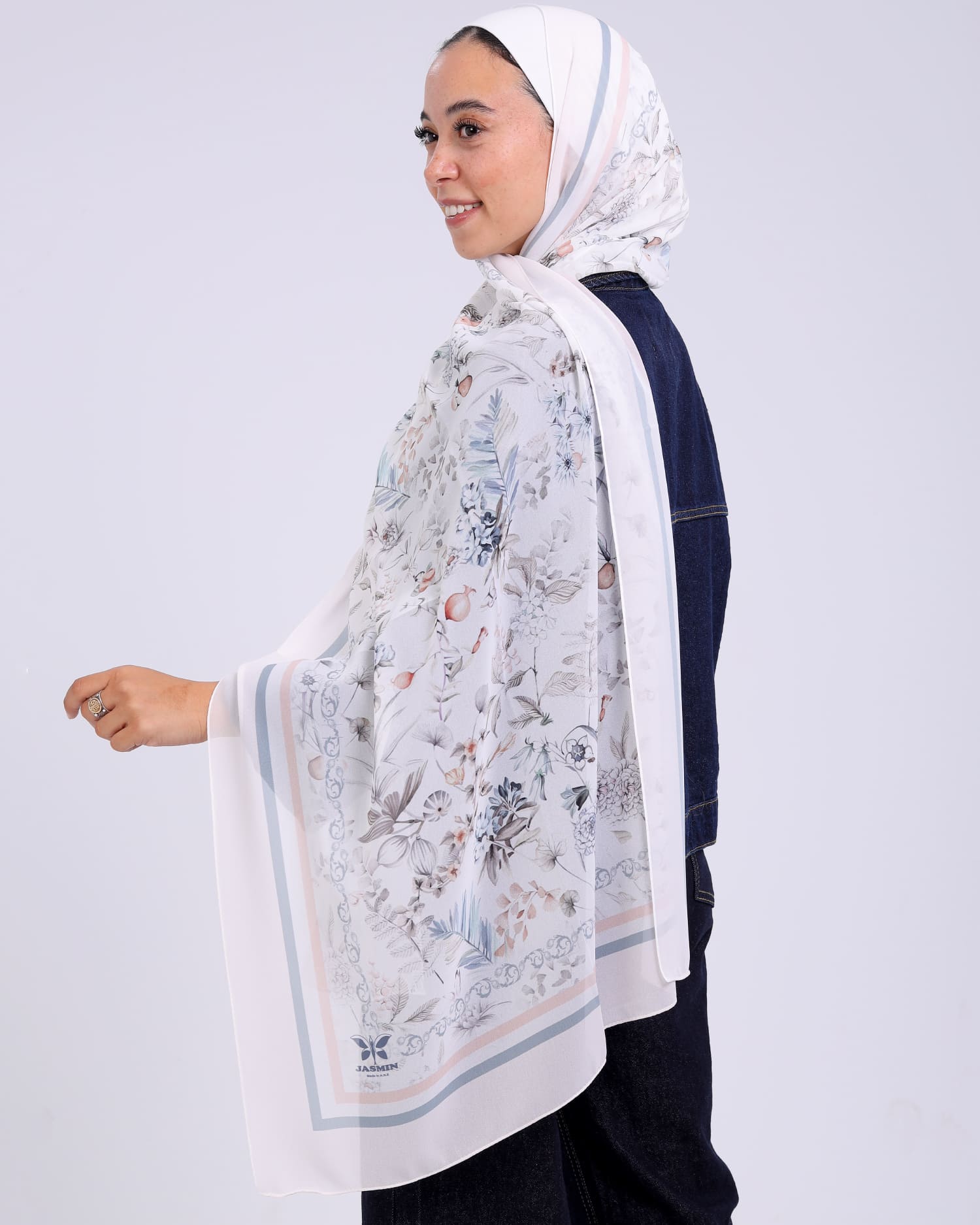 Vesperina | Printed Chiffon Scarf