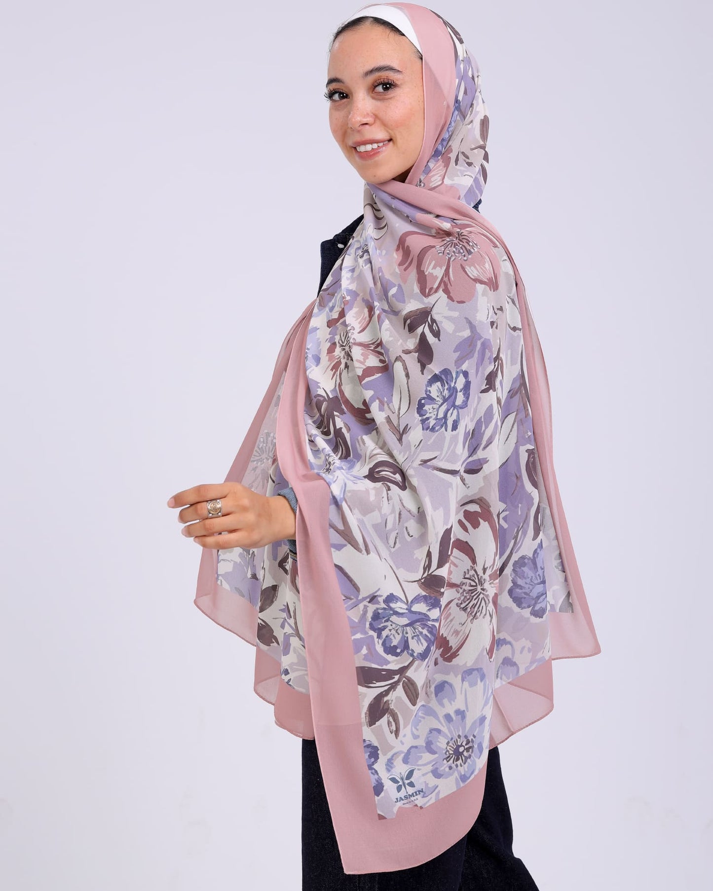 Tesselia | Printed Chiffon Scarf