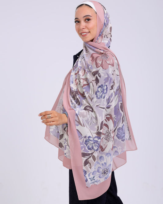 Tesselia | Printed Chiffon Scarf