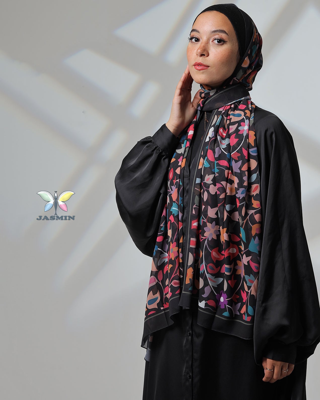 Celestial | Printed Chiffon Scarf