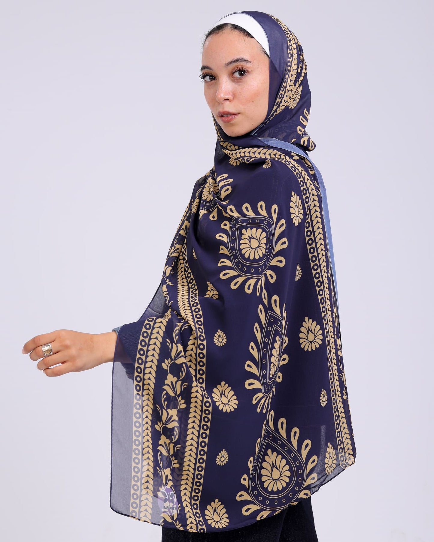 Arienne | Printed Chiffon Scarf