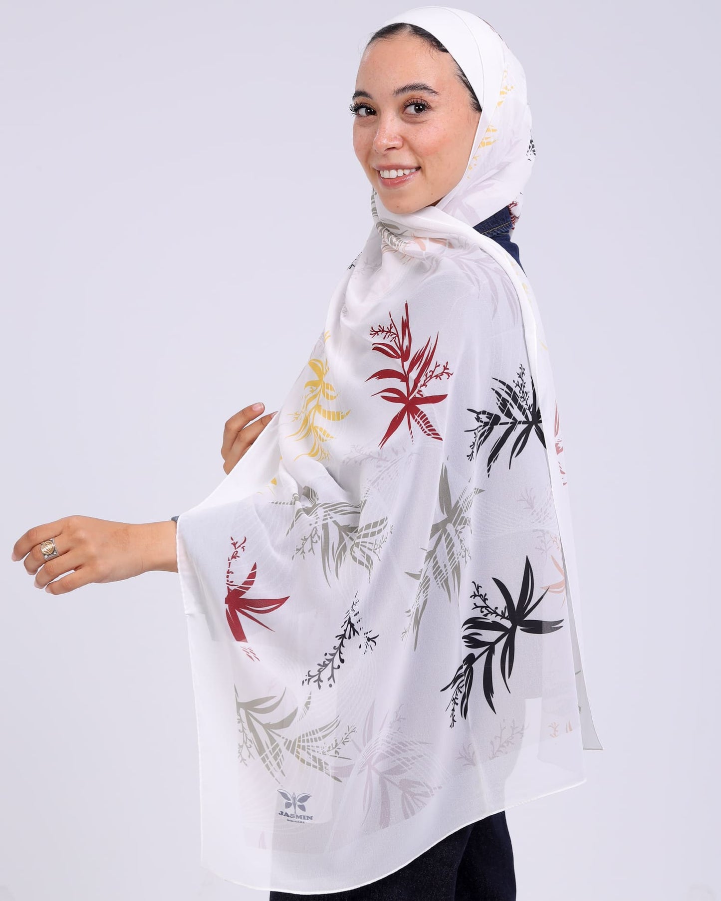 Miriel | Printed Chiffon Scarf