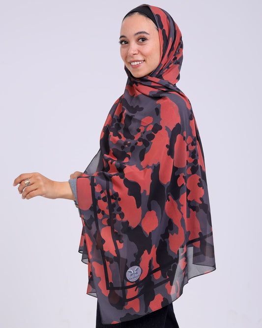 Serafina | Printed Chiffon Scarf